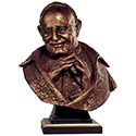 St. John XXIII Bust Fiberglass Bronze 600/119A