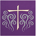 Altar Cover Lucia Purple 3925