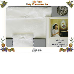 My Mass and Holy Communion Girl&#39;s Set 6512/04/PB