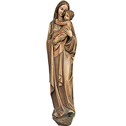 Our Lady &amp; Child 3&#47;4 Relief Wood 700&#47;12