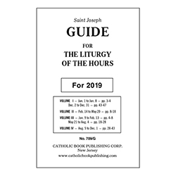 Guide Large Print Liturgy of the Hours 709&#47;G