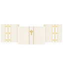 Humeral Veil Celtic White 71-3858