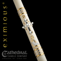 Eximious&#174; Hand Crafted Merciful Lamb&#153; Paschal Candle