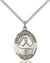 Sterling Silver St. Katharine Drexel Pendant 8015