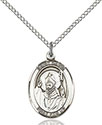 Sterling Silver St. David of Wales Pendant 8027