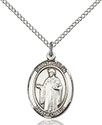 Sterling Silver St. Justin Pendant 8052