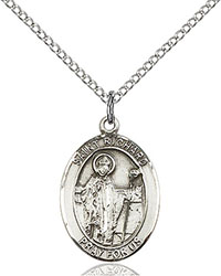 Sterling Silver St. Richard Pendant 8093