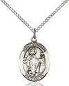 Sterling Silver St. Richard Pendant 8093