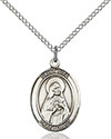 Sterling Silver St. Rita of Cascia Pendant 8094