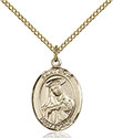 14kt Gold Filled St. Rose of Lima Pendant 8095