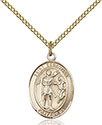 14kt Gold Filled St. Sebastian Pendant 8100