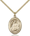 14kt Gold Filled St. Edith Stein Pendant 8103