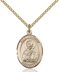 14kt Gold Filled St. Timothy Pendant 8105