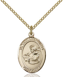 14kt Gold Filled St. Thomas Aquinas Pendant 8108