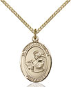 14kt Gold Filled St. Thomas Aquinas Pendant 8108