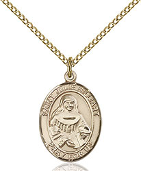 14kt Gold Filled St. Julie Billiart Pendant 8117