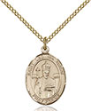 14kt Gold Filled St. Leo the Great Pendant 8120