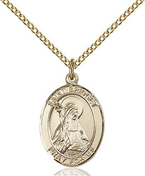 14kt Gold Filled St. Bridget of Sweden Pendant 8122