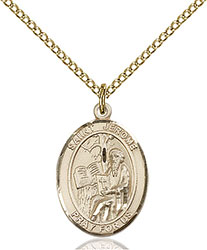 14kt Gold Filled St. Jerome Pendant 8135