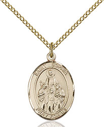 14kt Gold Filled St. Sophia Pendant 8136