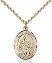 14kt Gold Filled St. Sophia Pendant 8136