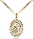 14kt Gold Filled St. Sebastian/Martial Arts Pendant 8168