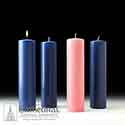 Sarum Advent Pillar Candle Sets Stearine 3&quot; Diameter