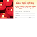 Offering Envelope Votive Light Offering 9913