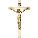 Wall Crucifix 9" F-54-CP