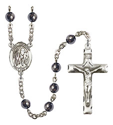 St. Polycarp of Smyrna 6mm Hematite Rosary R6002S-8363
