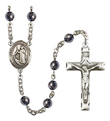 St. Raymond of Penafort 6mm Hematite Rosary R6002S-8385