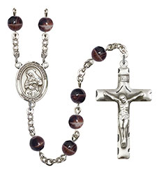 O/L of Providence 7mm Brown Rosary R6004S-8087