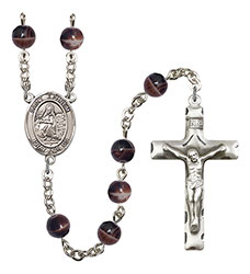 St. Ephrem 7mm Brown Rosary R6004S-8449