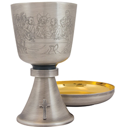 Chalice &amp; Ciborium &quot;Etched Collection&quot; A-2026