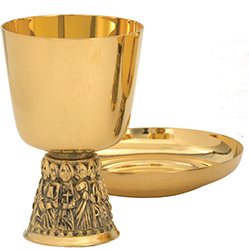 Chalice &amp; Ciborium Twelve Apostles A-2504