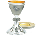 Chalice &amp; Paten Silver Plate A-2603S