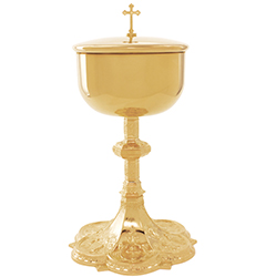 Ciborium Gothic 24kt Gold Plate B-8403G