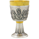 Chalice &amp; Paten Last Supper C-1520