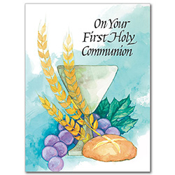 First Communion Card&#44; On Your First Holy Communion CA6240