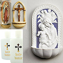 Holy Water Fonts & Bottles