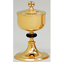 Ciborium with Black Node K216