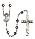 St. Stanislaus 6mm Hematite Rosary R6002S-8124