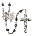 O/L of Mount Carmel 6mm Hematite Rosary R6002S-8243