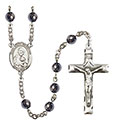 St. James the Lesser 6mm Hematite Rosary R6002S-8277