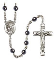 St. Polycarp of Smyrna 6mm Hematite Rosary R6002S-8363