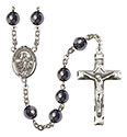 Lord Is My Shepherd 8mm Hematite Rosary R6003S-8119