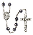 St. Sophia 8mm Hematite Rosary R6003S-8136