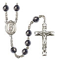 St. Victor of Marseilles 8mm Hematite Rosary R6003S-8223