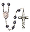 St. Fidelis 8mm Hematite Rosary R6003S-8426