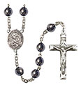 O/L of the Precious Blood 8mm Hematite Rosary R6003S-8448